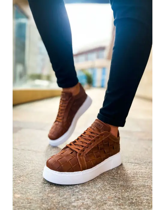 Omarı Trend Erkek Ayakkabı Taba Rengi