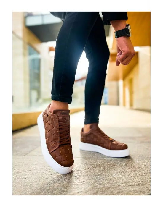 Modern Erkek Ayakkabı-TABA