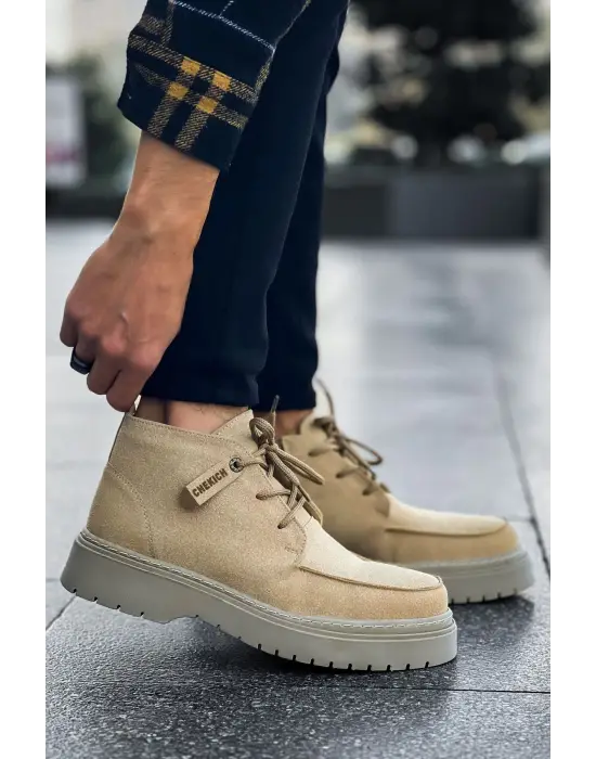 Omarı Yüksek Performanslı Erkek Bot - KUM Rengi