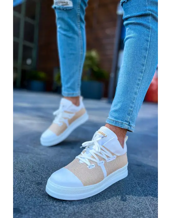 Omarı Modern CBT Laser Erkek Ayakkabı BEYAZ