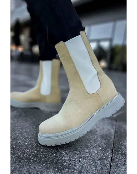 Omarı Su Geçirmez ve Dayanıklı Erkek Bot - KUM