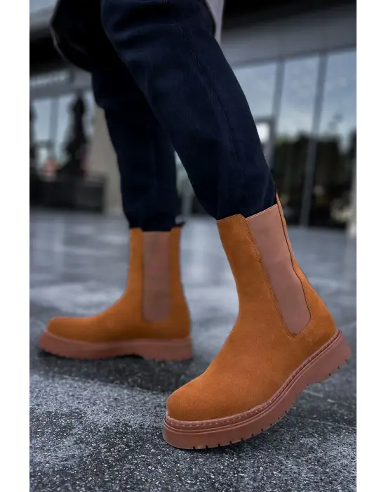 Modern Süet Erkek Bot