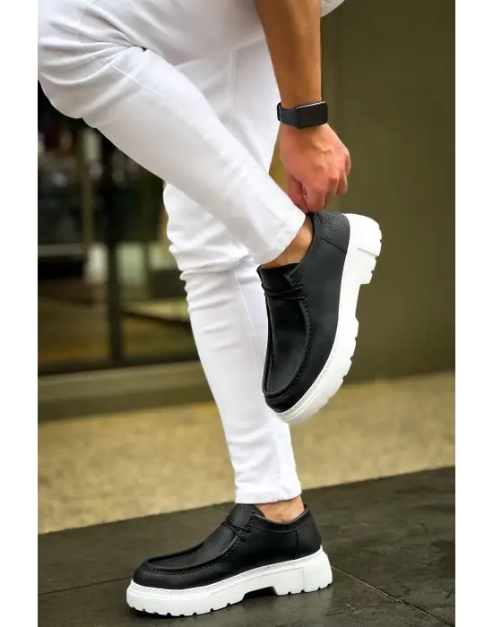 Omarı Şık ve Konforlu Siyah Erkek Ayakkabısı