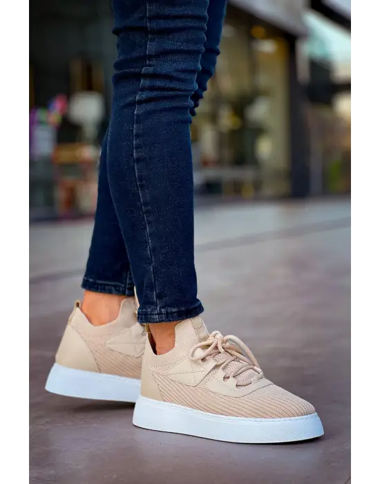 Omarı Erkek Bej Topuklu Ayakkabı