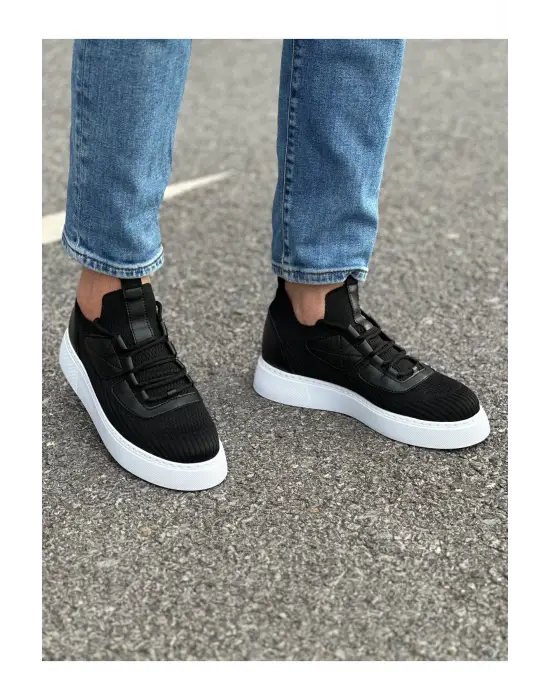 Omarı Modern ve Şık Erkek Ayakkabısı - SIYAH