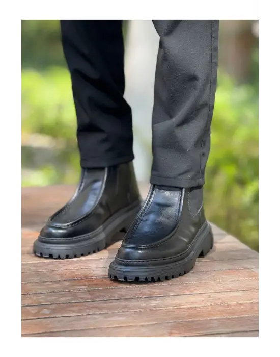 CH2433 - FRT Erkek Bot SIYAH