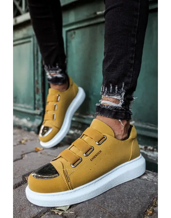 Modern Erkek Ayakkabı Sucuk Tabanlı Suede