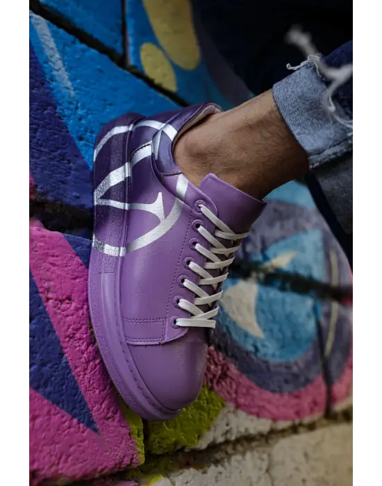 Omarı CBT Pittura Mor Erkek Ayakkabı - Yüksek Kalite ve Tarz