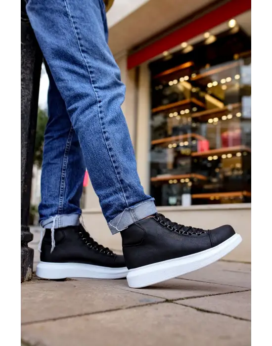 Omarı Siyah Dizayn Erkek Bot