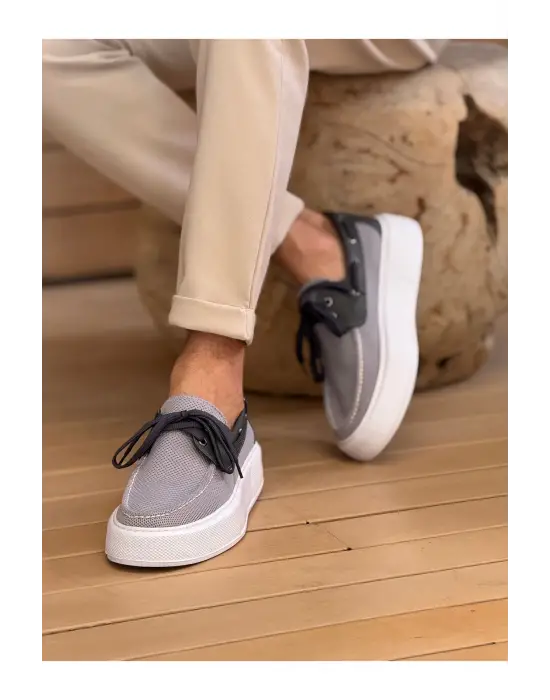 CH2602 - Triko Erkek Ayakkabı ANTRASIT