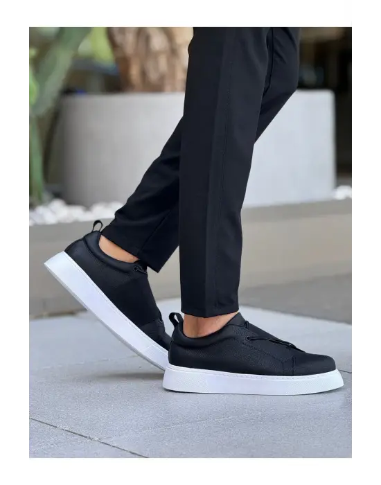 Modern Siyah Erkek Ayakkabı