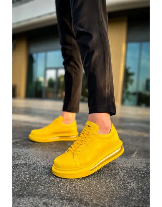 Omarı Rahat Adımların Anahtarı: Sarı Erkek Ayakkabı