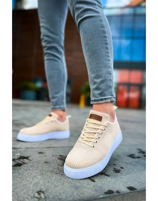Trend Erkek Ayakkabı Krem