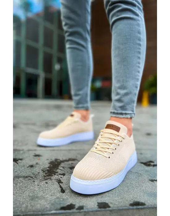 Trend Erkek Ayakkabı Krem