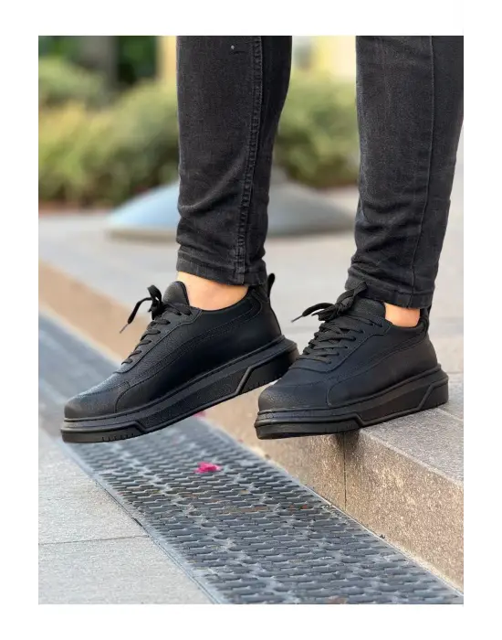 Omarı Erkek Siyah Çelik Burunlu Güvenlik Ayakkabısı