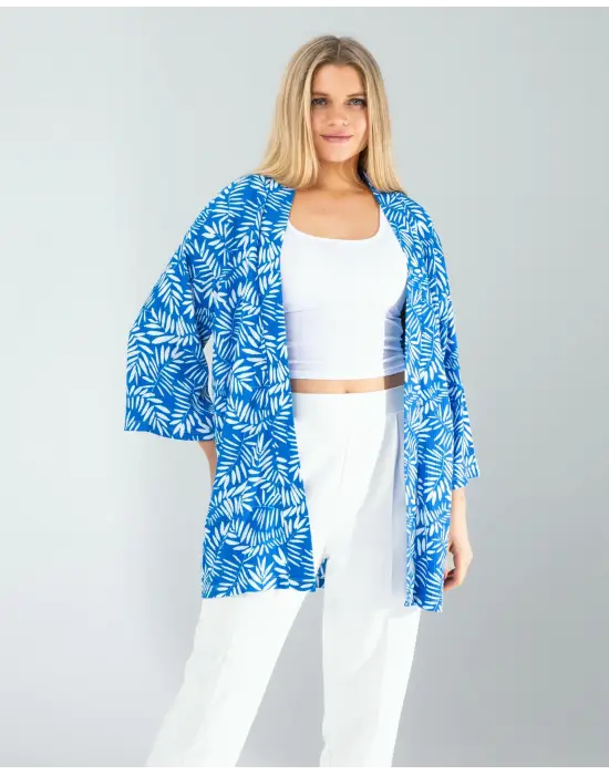 Modern Mavi Kimono