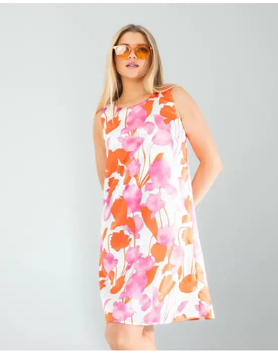 Omarı Rüya Gibi Saten Elbise