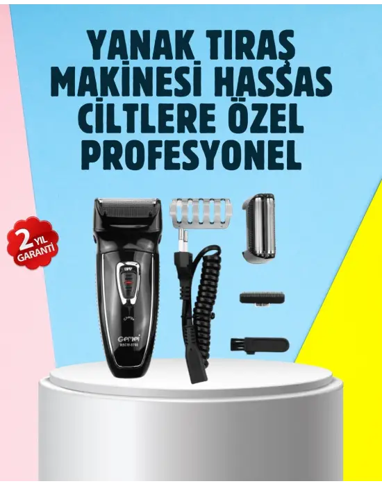 Çift Başlıklı Taşınabilir Tıraş Cihazı