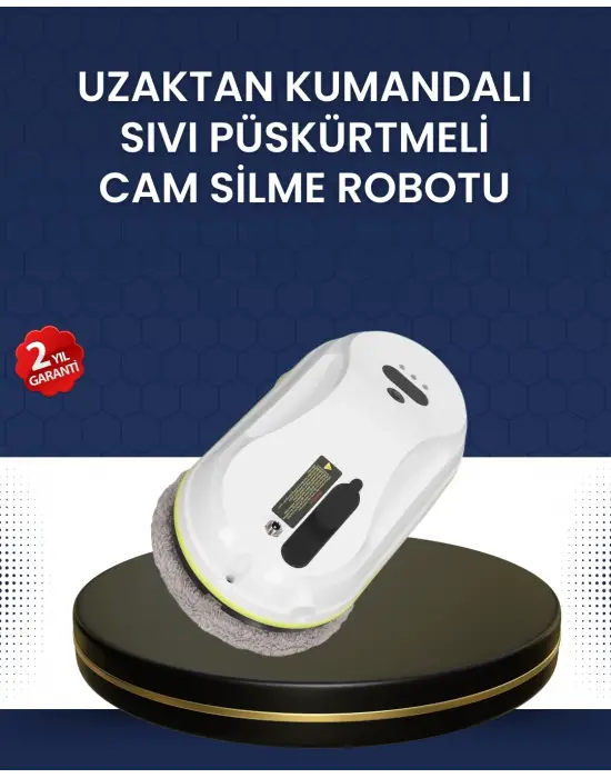 Çift Diskli Güvenli Otomatik Cam Silme Robotu