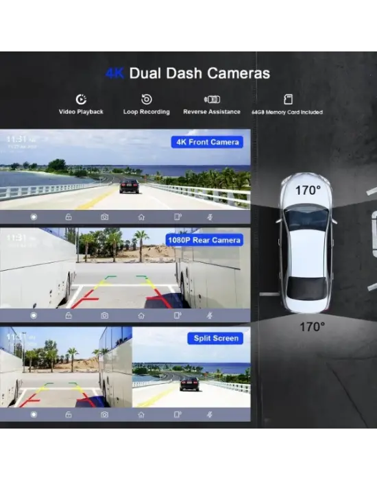 Çift Lens Kameralı Apple Ve Android Carplay