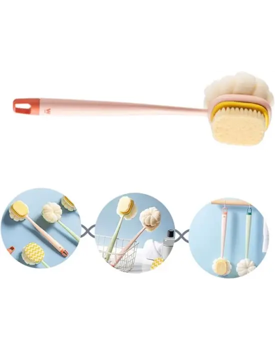 Çift Taraflı Banyo Duş Fırçası