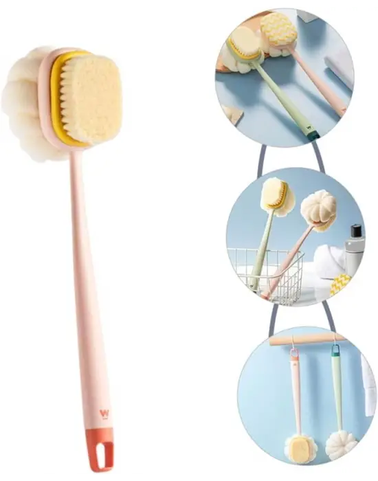 Çift Taraflı Banyo Duş Fırçası