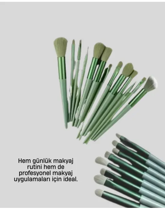 Cilt Dostu Profesyonel Makyaj Fırça Seti Pudra Ve Fondöten İçin Uygun
