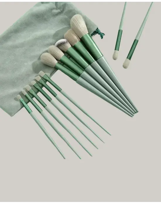 Cilt Dostu Profesyonel Makyaj Fırça Seti Pudra Ve Fondöten İçin Uygun