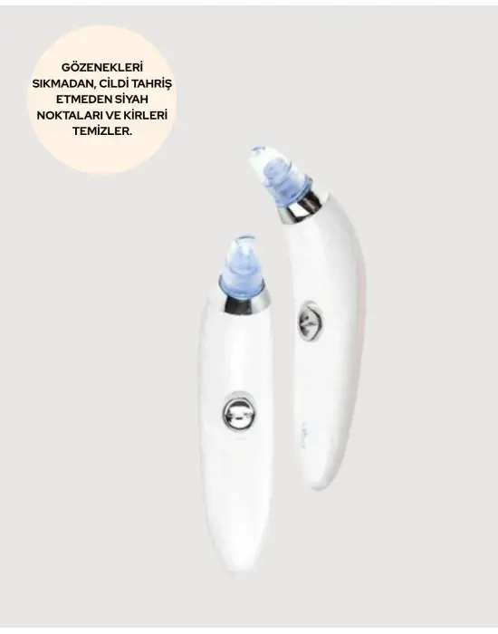 Cilt Dostu Vakumlu Siyah Nokta Temizleyici – Siyah Nokta, Yağ Ve Makyaj Kalıntılarına Karşı