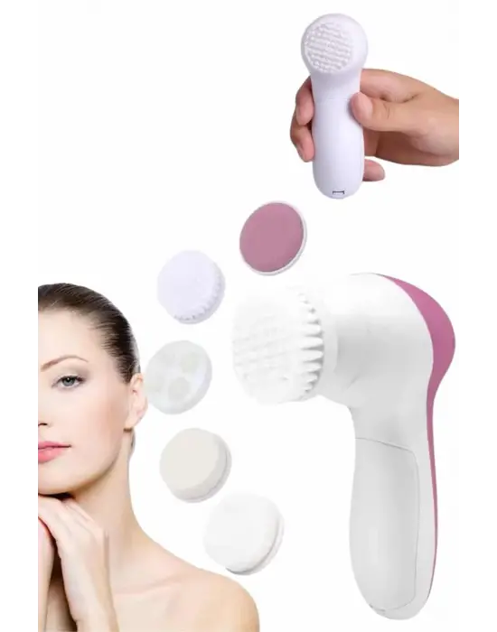 Cilt Temizleme Ve Masaj Aleti 5 Başlıklı Akne Ve Sivilce Önleyici