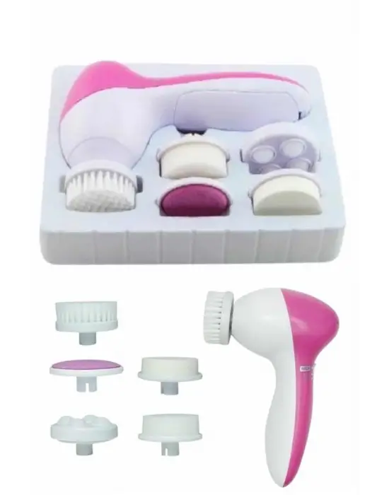 Cilt Temizleme Ve Masaj Aleti 5 Başlıklı Akne Ve Sivilce Önleyici