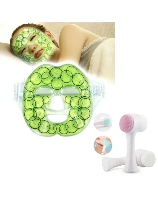 Omarı Cilt Temizliği İçin Yenileyici Fırça ve Soğutucu Jel Buz Paketi