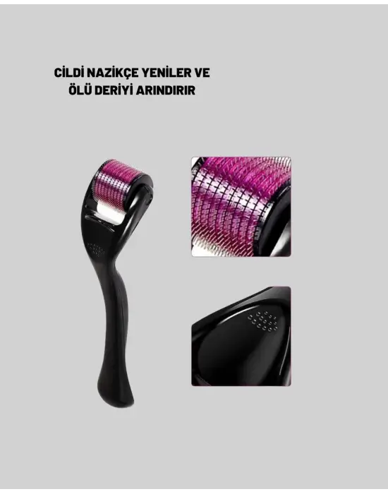 Cilt Yenileyici Derma Roller – Mikro İğneli Bakım Aracı