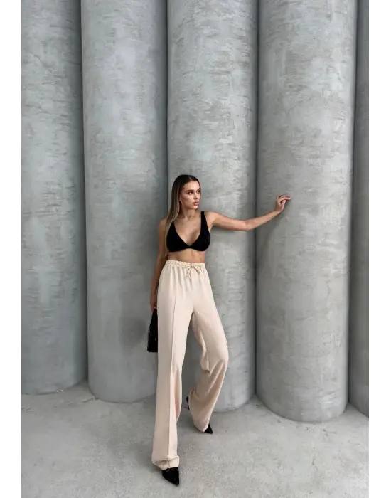 Modern Keten Pantolon