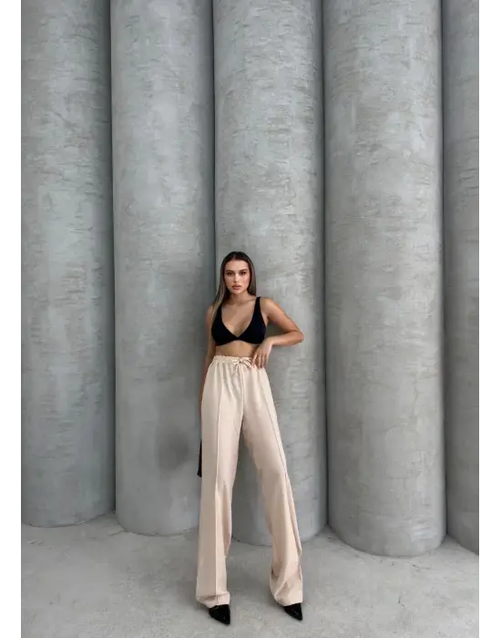 Modern Keten Pantolon