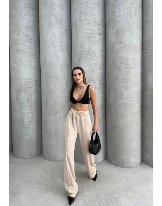 Modern Keten Pantolon