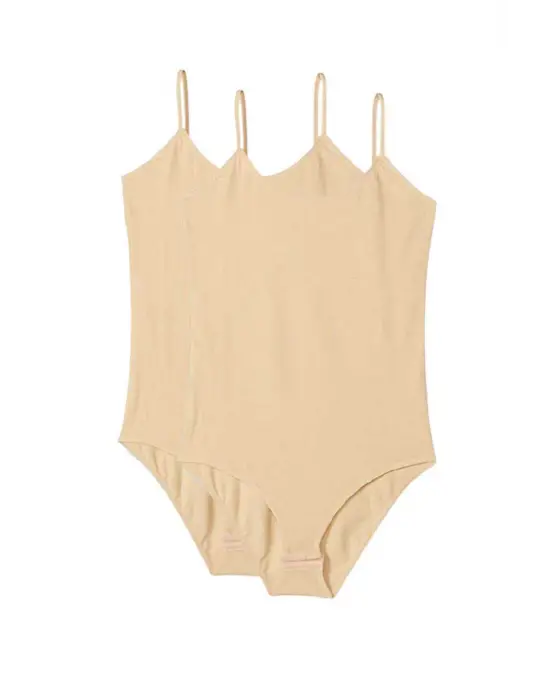 Omarı Şık ve Rahat 2 Adet İp Askılı Kadın Body