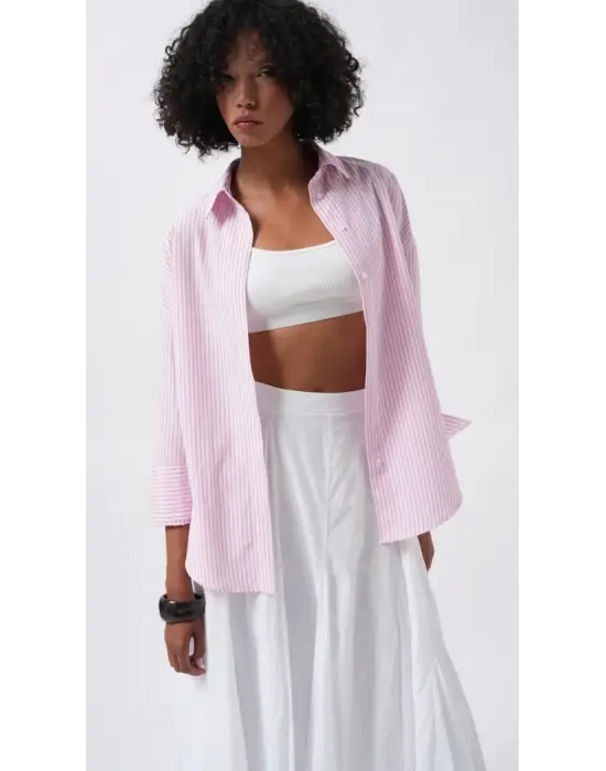 Omarı Çizgili Basic Gömlek - Şıklıkta Sadeliğin Anahtarı