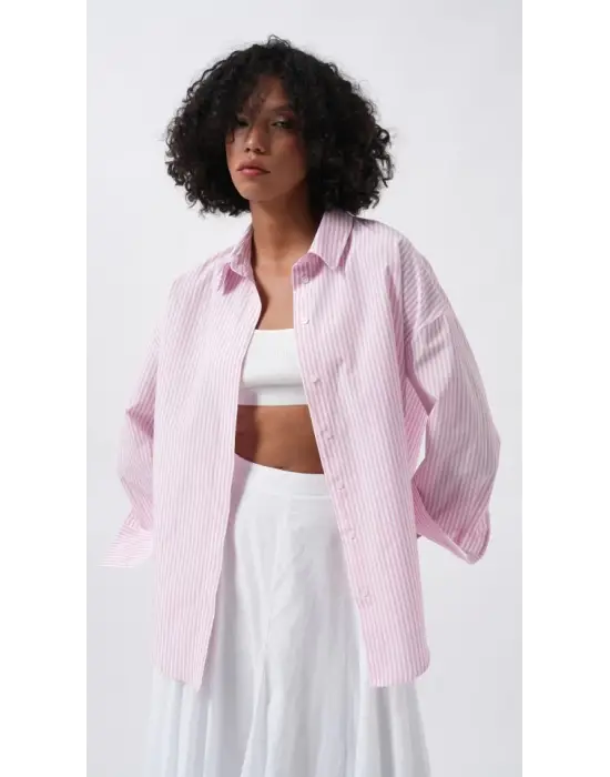 Omarı Çizgili Basic Gömlek - Şıklıkta Sadeliğin Anahtarı