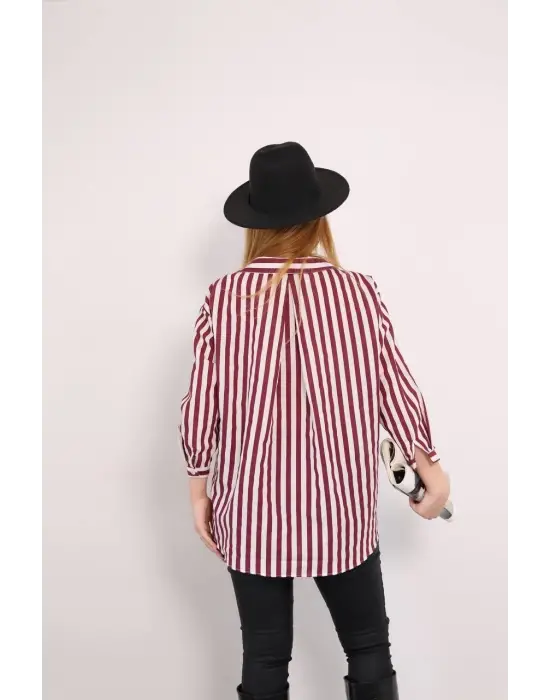 Şık Çizgili Gömlek