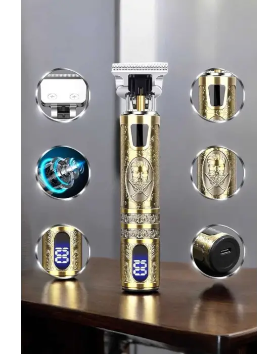 Çizik Tıraş Makinesi Şarjlı Paslanmaz Çelik Bıçaklı Uzun Ömürlü