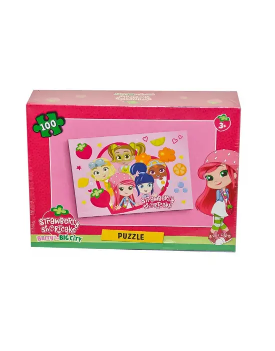 Omarı Çilek Kız Parça Puzzle - Eğlenceli ve Renkli Oyuncak