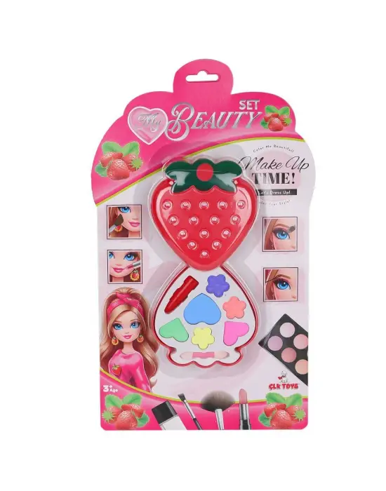 CLK-423 Tekli Çilek Makyaj Seti -Çalkan Plastik