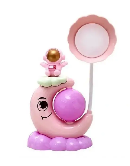 Çocuk Odası Ay Ve Astronot Desenli Gece Lambası