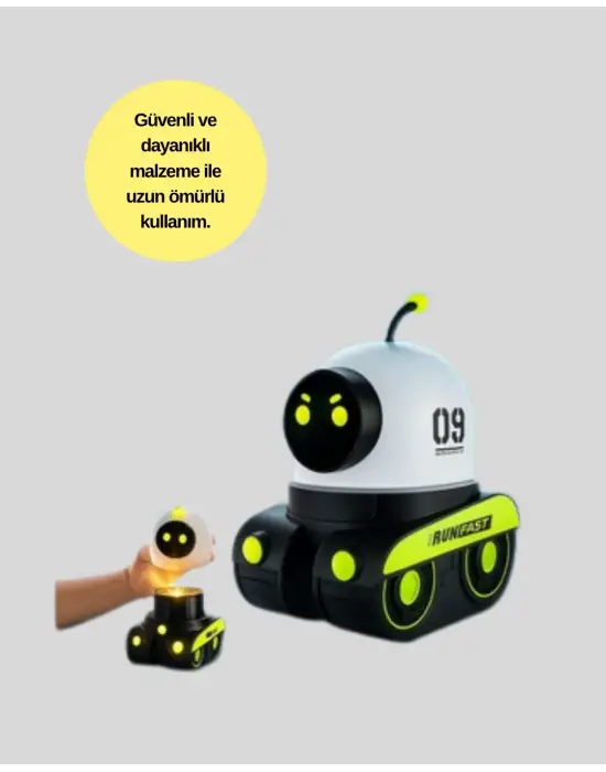 Çocuk Odası İçin Müzikli Ve Işıklı Robot Projektör