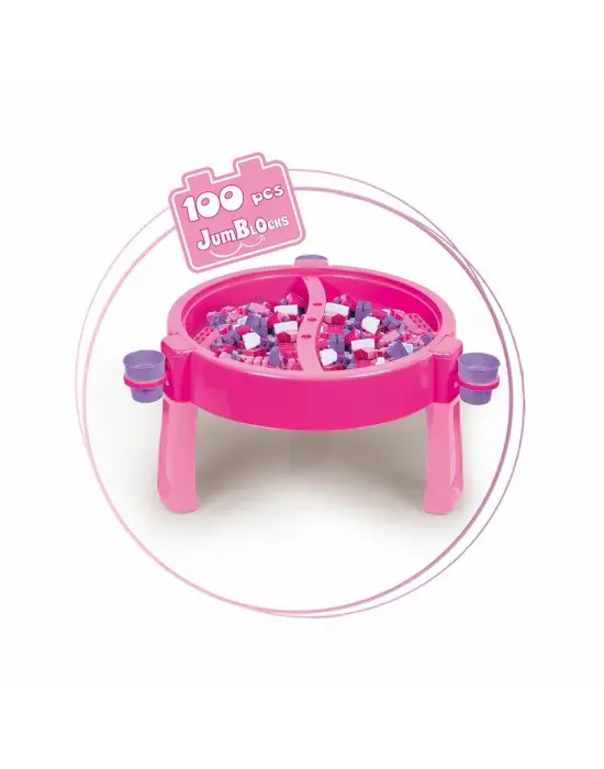 Omarı Etkileyici Bloklarla Dolu Çocuk Aktivite Masası