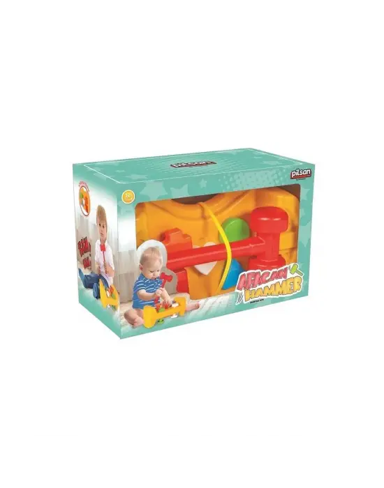 Omarı Çocuklar İçin Eğlenceli Oyuncak: b Afacan Çekiç Beyaz