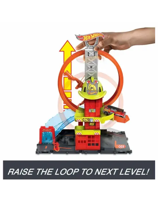 Omarı Eğlenceli Çember Pistli İtfaiye İstasyonu