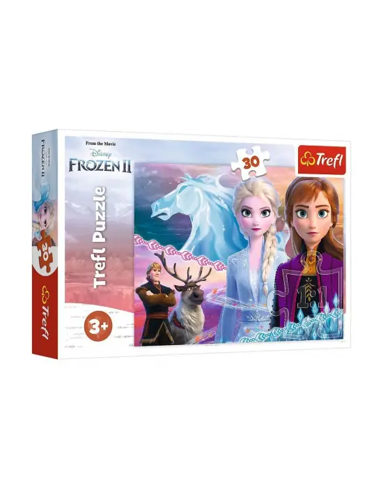 Omarı Frozen 2 Temalı 30 Parça Kış Manzaralı Puzzle