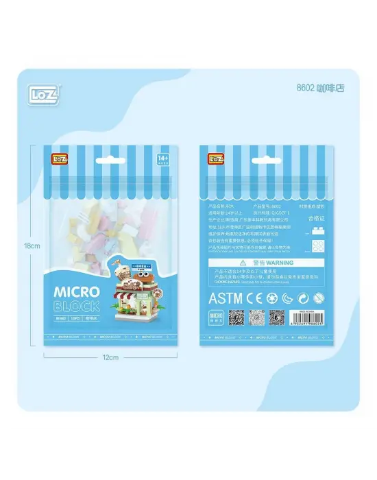 Omarı Renkli Yapı Blokları Mini Poşet Seti - Çocuk Oyuncakları